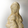 Statue Vierge à l'enfant en bois - 25cm