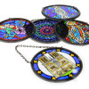 North Rose Window Stained Glass - 7 cm