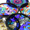 North Rose Window Stained Glass - 20 cm