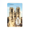 Lot de 3 cartes prière Notre Dame anglais