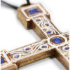 Croix - Crucifix bronze bleu