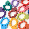 Colored Wood Rosary Ring