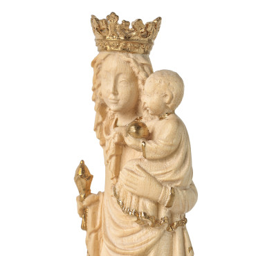 The Virgin, Our Lady, golden wood 13cm