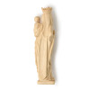 Vierge Notre Dame bois naturel - 21 cm