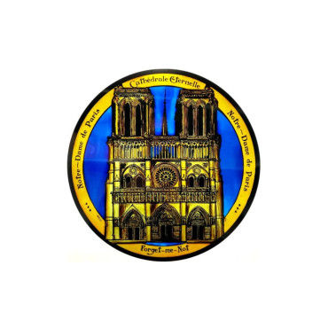 Static stained glass window Eternal Cathedral - 14cm