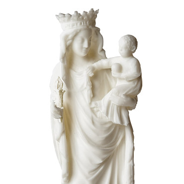 Notre Dame Statue in Alabaster 25cm