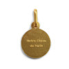 Gold-plated medal, small size