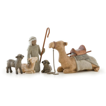 Santons Berger et animaux 18cm crèche de noel Notre-Dame de Paris