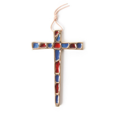 Croix bronze Vitrail Notre-Dame de Paris