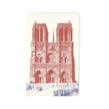 Carnet Façade Notre-Dame de paris