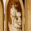 Statue Vierge-Marie et sa chapelle
