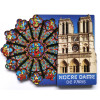 Magnet cathédrale rosace ouest Notre-Dame de paris