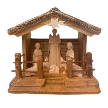 Crèche paille nativité Notre-Dame de Paris