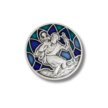 Magnet Saint Christophe vitrail Notre-Dame de Paris