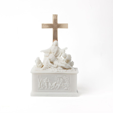 Statue Pietà Notre Dame Albâtre Notre-Dame de Paris