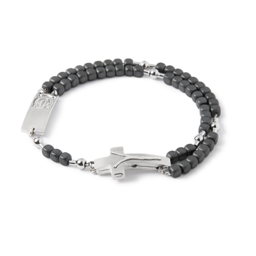 Bracelet chapelet argent massif Notre-Dame de Paris