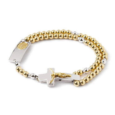 Bracelet chapelet argent 925 or Notre-Dame de Paris