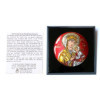 Enemal Plate: Our Lady of Perpetual Help, red