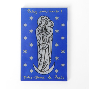 Magnet verre Vierge Notre-Dame de Paris