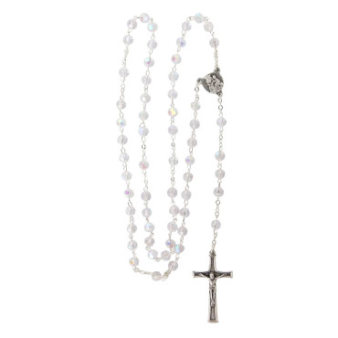 Chapelet Notre Dame cristal blanc Notre-Dame de Paris