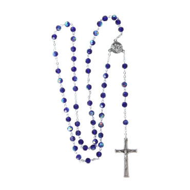 Chapelet Notre Dame cristal bleu Notre-Dame de Paris