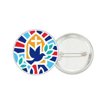 Badge Pape Leon XIV France Notre-Dame de Paris