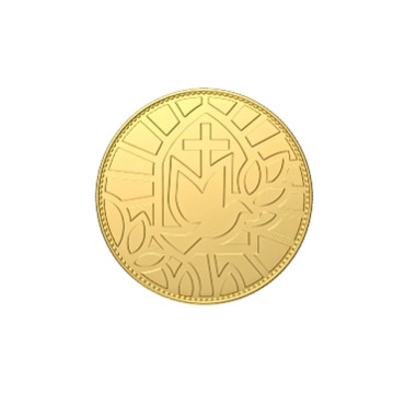 Médaille souvenir officielle visite Pape Léon XIV Colombe Notre-Dame de Paris