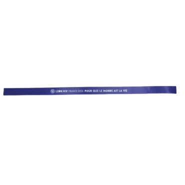 Bracelet satin bleu Léon XIV Notre-Dame de Paris
