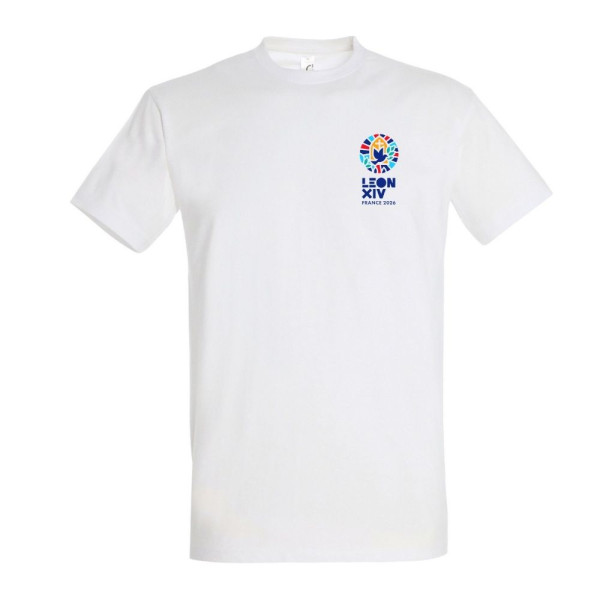 T-shirt Pape Léon XIV France taille XL Notre-Dame de Paris