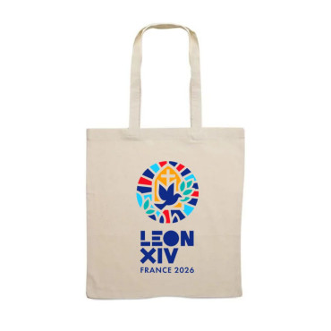 Tote Bag Pape Léon XIV France 2026 Notre-Dame de Paris