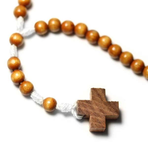 Wooden Rosary, Greek Cross