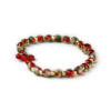 Bracelet of cloisonné enamel beads