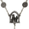 Notre-Dame Pieta Rosary, silver-plated